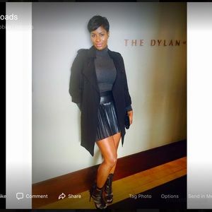 BCBGMAXAZRIA Elista Black Calf Leather